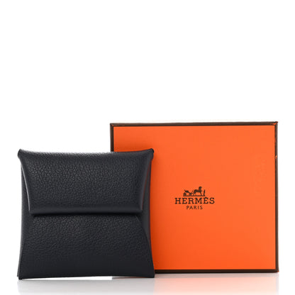 Hermes Evercolor Bastia Coin Purse Bleu Nuit 8 of 8