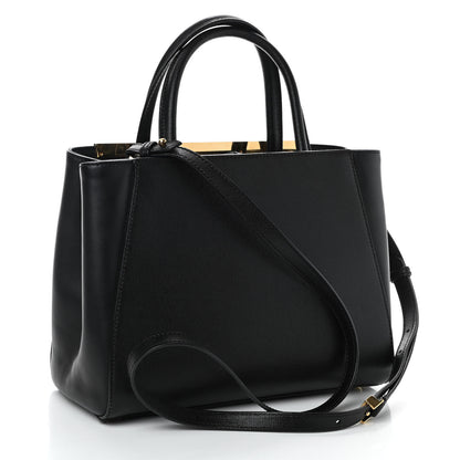 Fendi Vitello Elite Petite 2Jours Tote Black 3 of 9