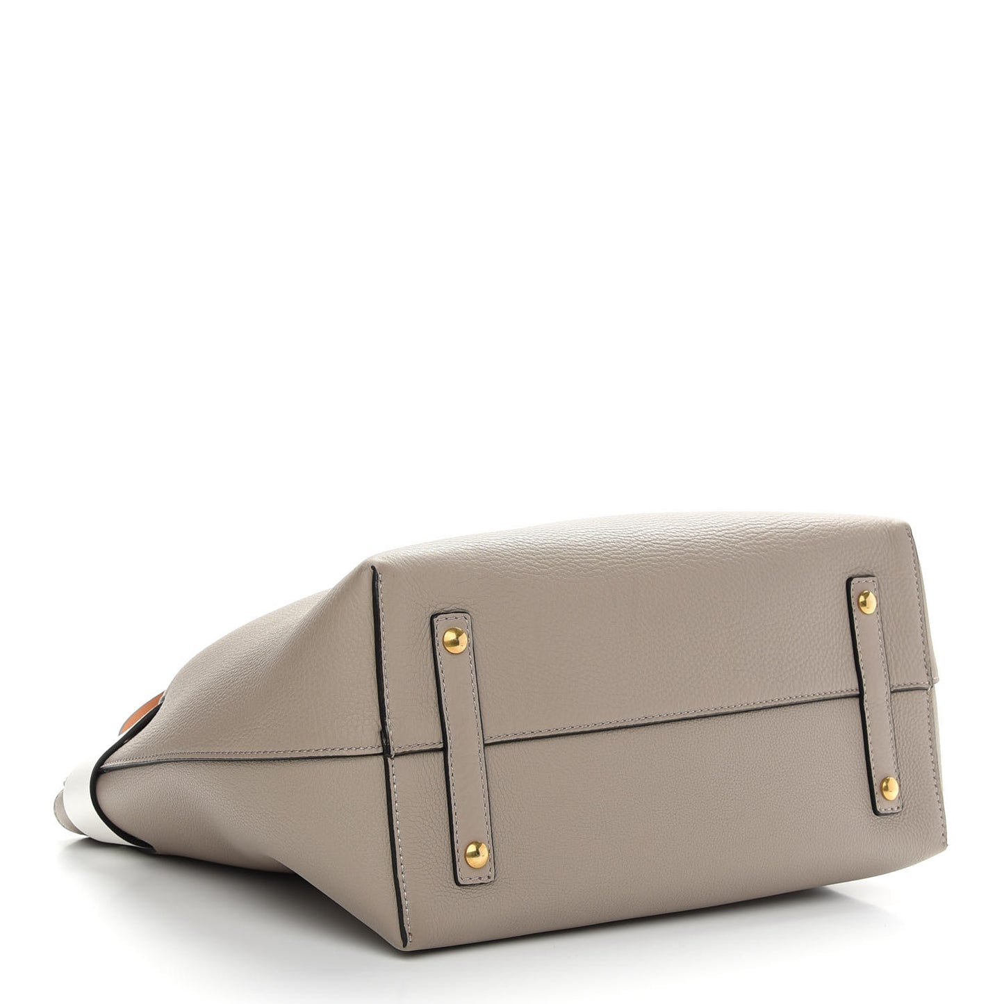 Soft Grain Calfskin Medium Belt Bag Mineral Grey