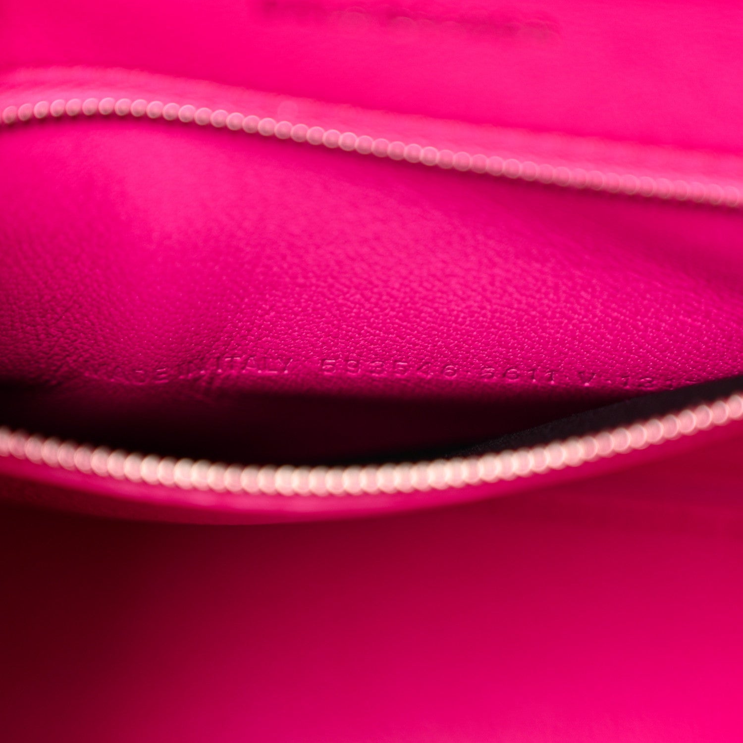 Balenciaga Shiny Box Calfskin Small Hourglass Top Handle Bag Acid Fuchsia 7 of 10