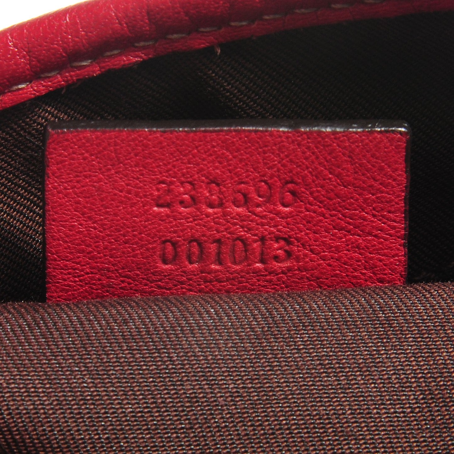 GG Plus Monogram Web Stripe Large Joy Tote Red