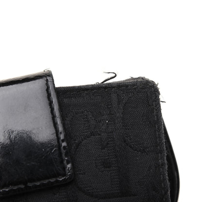 Christian Dior Monogram Compact Saddle Wallet Black 19 of 24