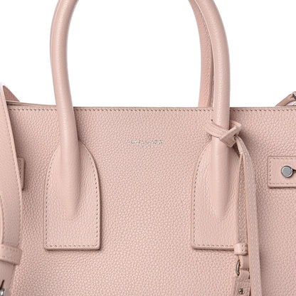 Saint Laurent Grained Calfskin Small Supple Sac De Jour Rose 13 of 15