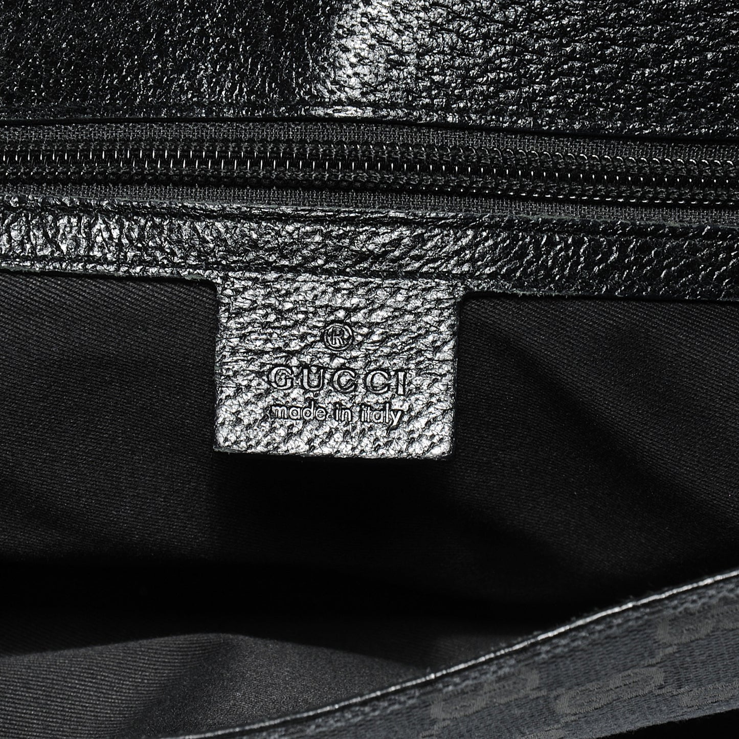 Monogram Calfskin Double Buckle Flap Messenger Bag Black