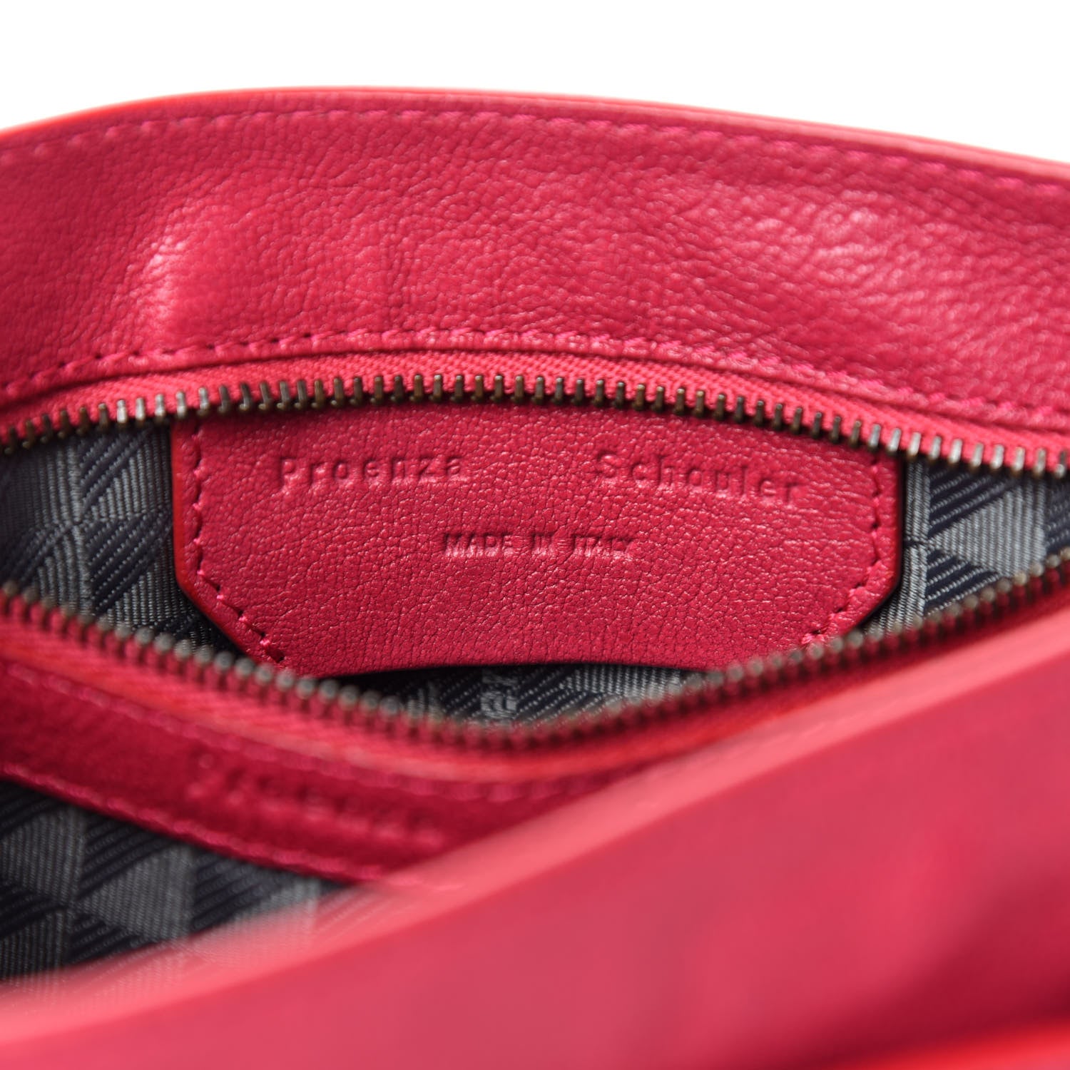 Proenza Schouler Lambskin PS1 Mini Pouch Messenger Bag Raspberry 9 of 11