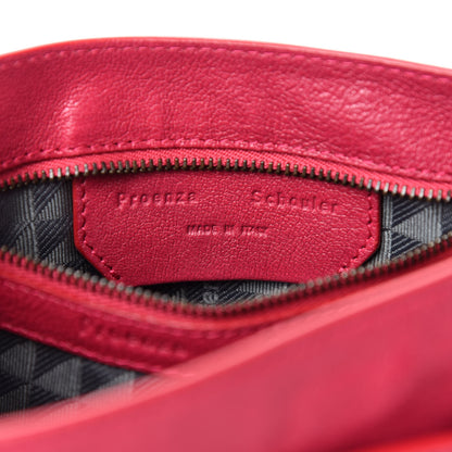 Proenza Schouler Lambskin PS1 Mini Pouch Messenger Bag Raspberry 9 of 11