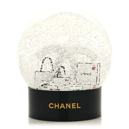 Chanel Glass CC Shopping Bag Snow Globe 3 of 8