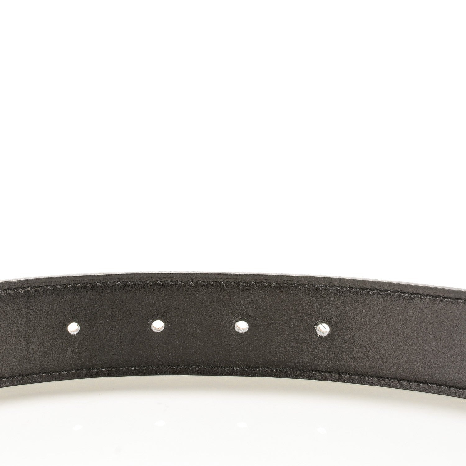 Hermes Box Togo 32mm H Belt 85 Black Etoupe 4 of 10