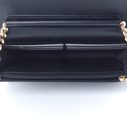 Chanel Caviar Quilted Boy Wallet On Chain WOC Black 5 of 10