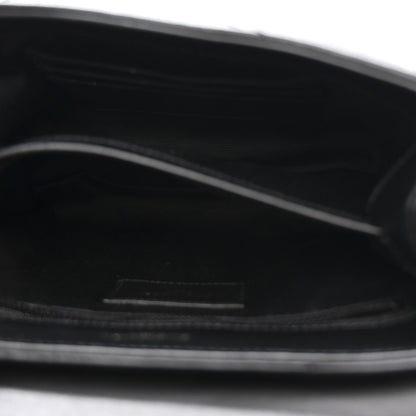 Saint Laurent Calfskin Y Quilted Monogram Monochrome Toy Loulou Crossbody Bag Black 5 of 12