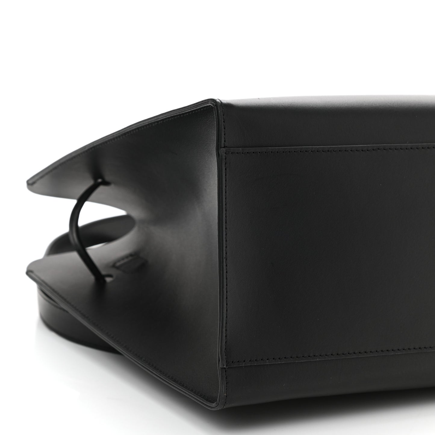 Vegetable Tanned Calfskin Sun Bag Black Blue