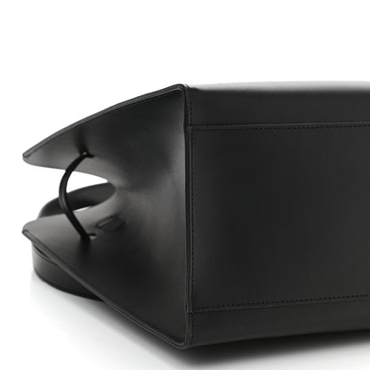 Mansur Gavriel Vegetable Tanned Calfskin Sun Bag Black Blue 7 of 8