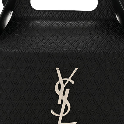 Saint Laurent Calfskin Monogram Take Away Box Black 8 of 10