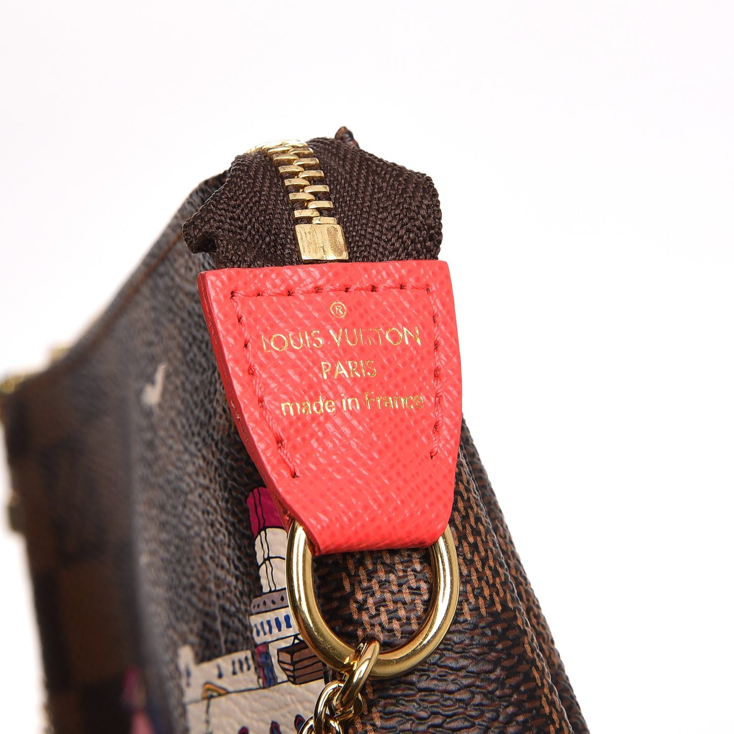 Damier Ebene 2016 Christmas Animation Mini Pochette Accessories