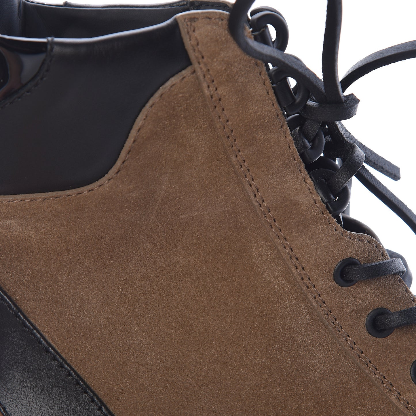 Suede Calfskin Monogram Laureate Platform Desert Boots 41 Taupe