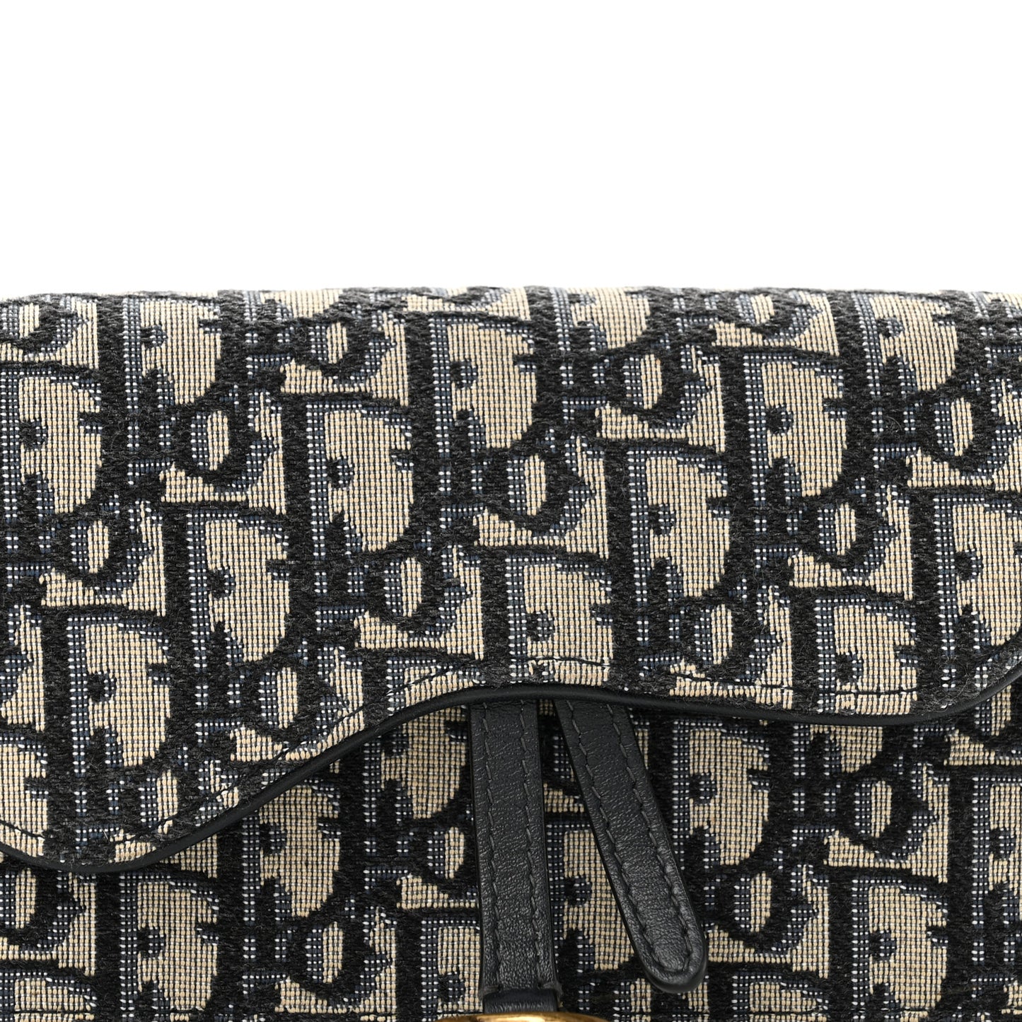 Oblique Saddle Belt Bag Blue