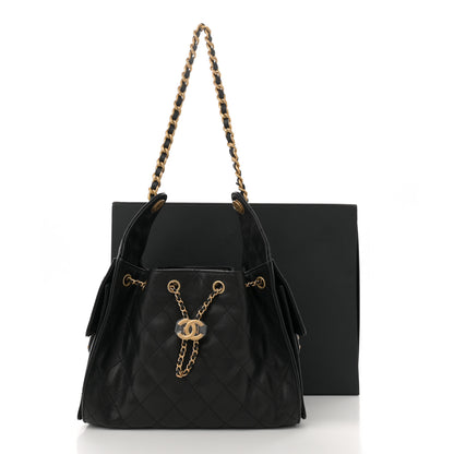Chanel Caviar Quilted Small Chanel 25 Handbag Black 11 of 11