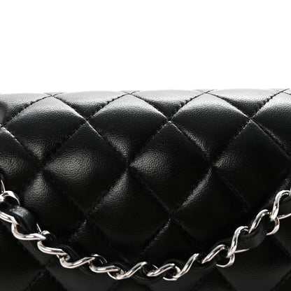 Chanel Lambskin Quilted Small Double Flap Black 9 of 12