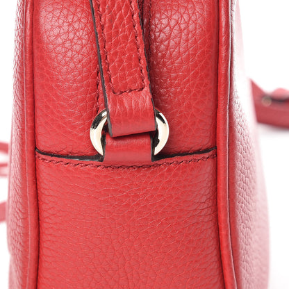 Gucci Pebbled Calfskin Small Soho Disco Bag Tabasco Red 13 of 13