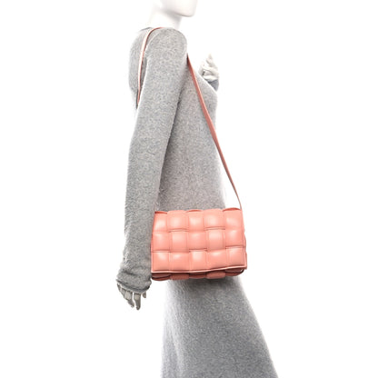 Bottega Veneta Nappa Maxi Intreccio Padded Cassette Crossbody Bag Peachy 2 of 11