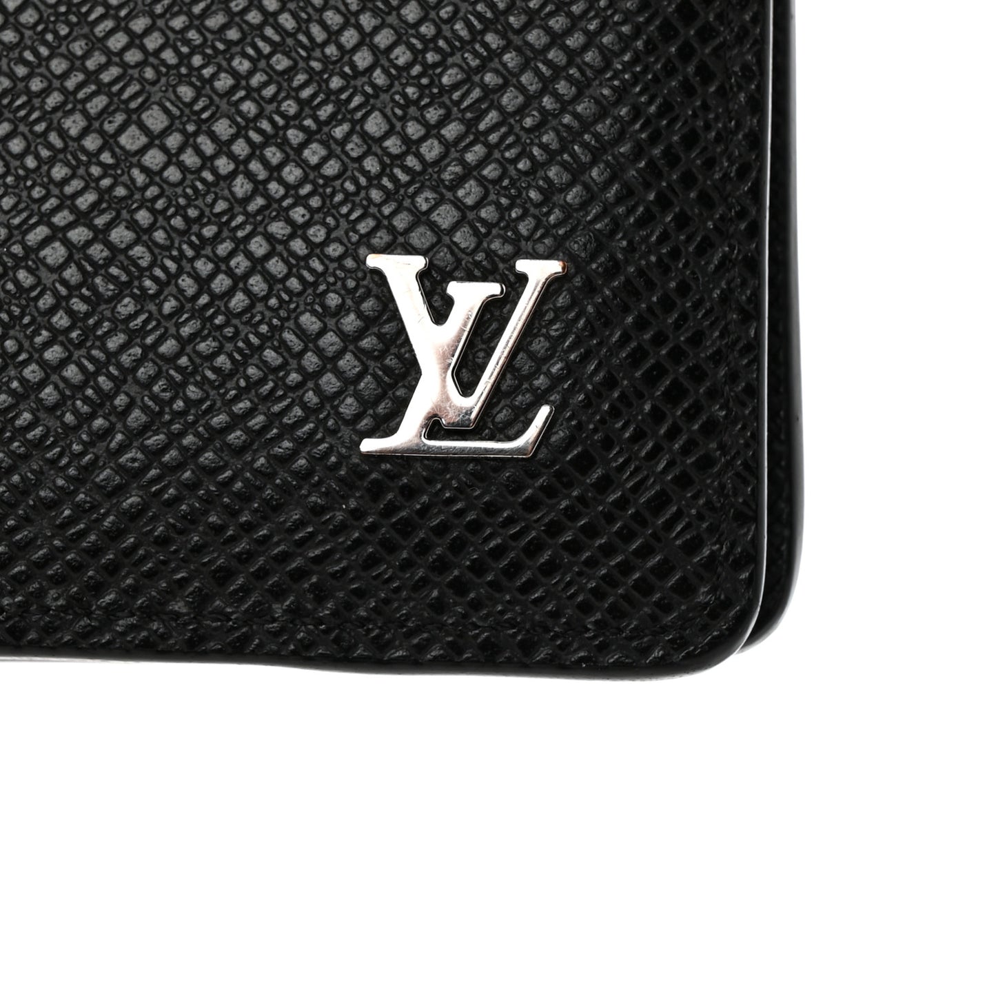 LOUIS VUITTON Taiga Pocket Organizer NM Black