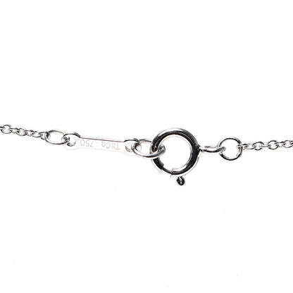 Tiffany 18K White Gold Diamond Small Paloma Picasso Loving Heart Necklace 6 of 7