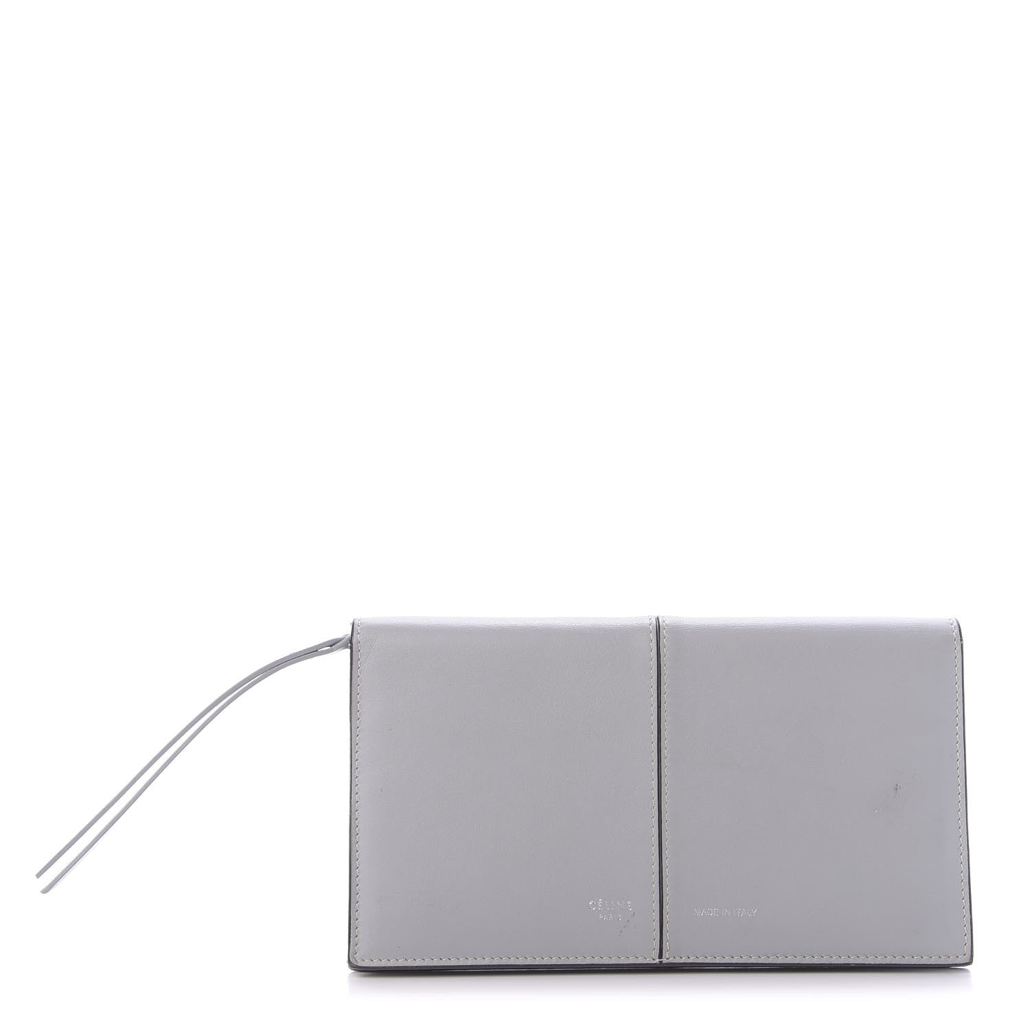 Celine Smooth Calfskin Large Symmetrical Multifunction Wallet Pearl Blue 1 of 12