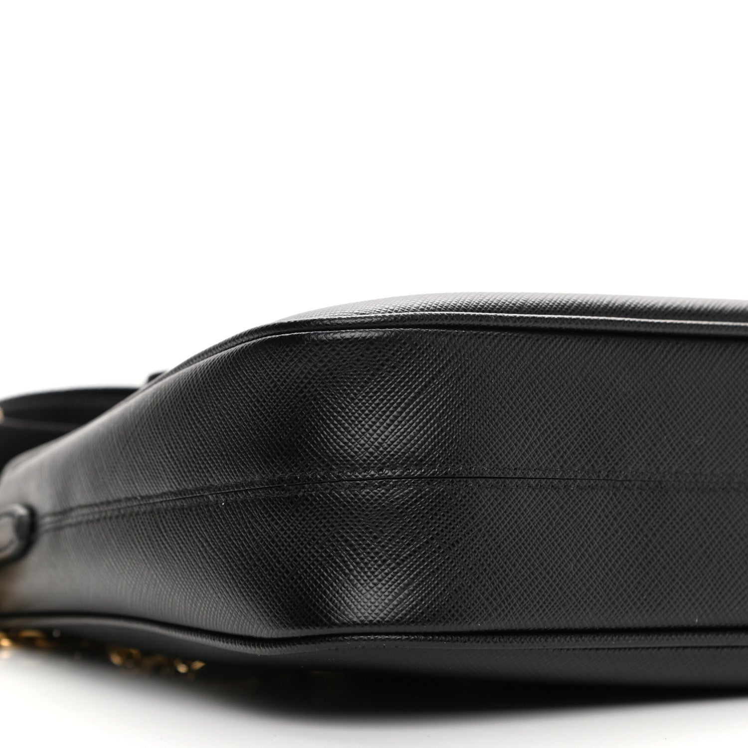 Prada Saffiano Lux Re-Edition 2005 Shoulder Bag Black 9 of 10