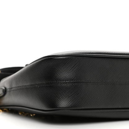 Prada Saffiano Lux Re-Edition 2005 Shoulder Bag Black 9 of 10