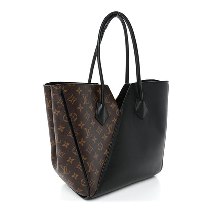 Louis Vuitton Calfskin Monogram Kimono Tote  Black 3 of 9