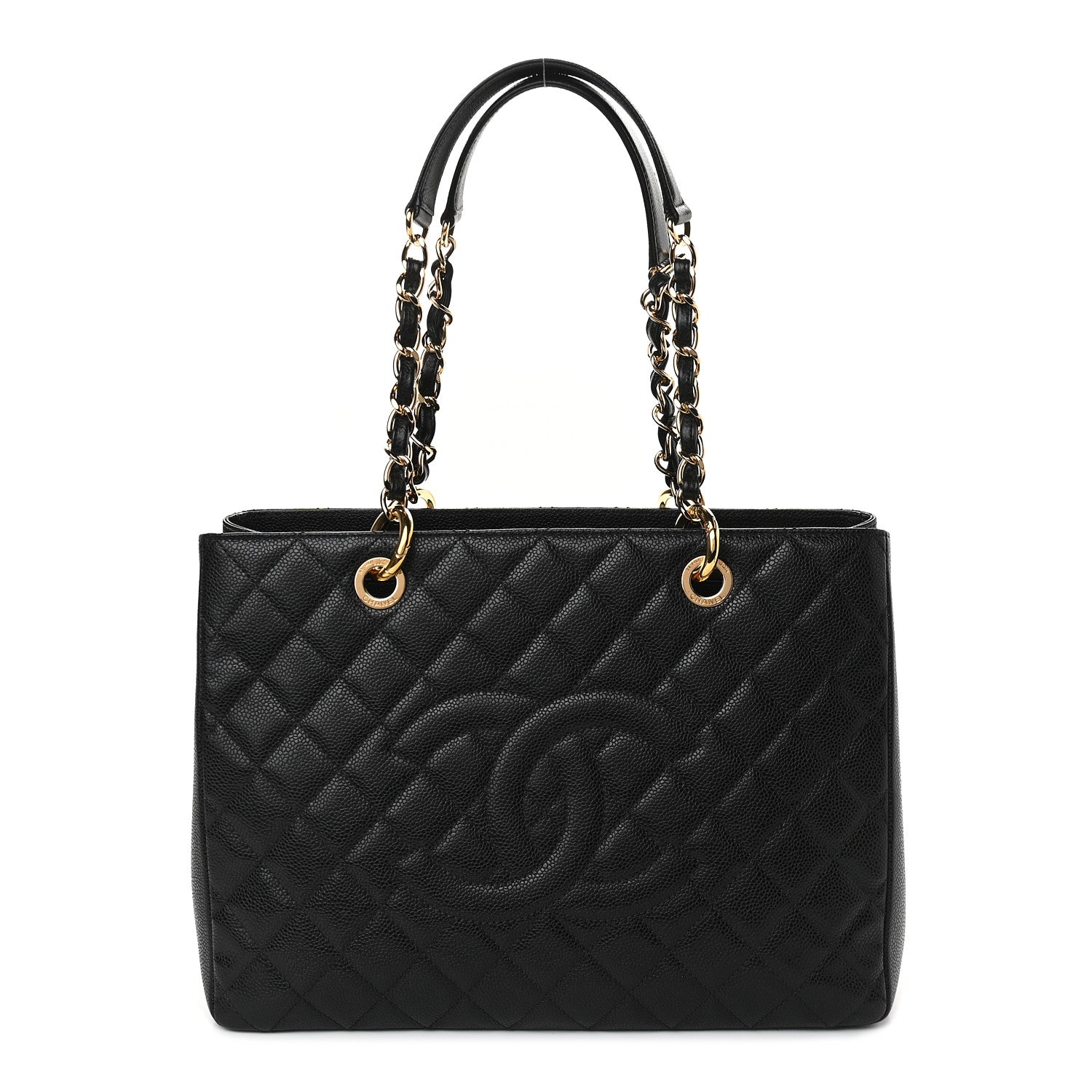 Chanel Caviar Quilted Grand Shopping Tote GST Black 1 of 9
