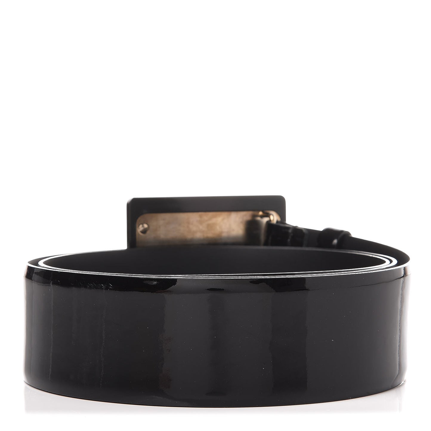 Patent Calfskin Belt 95 38 Black