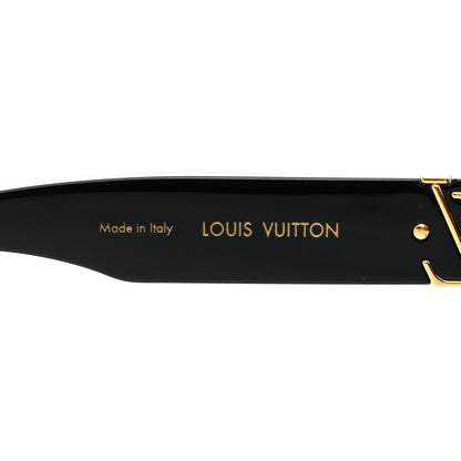 Louis Vuitton Acetate Square Sunglasses Z1516W Black 5 of 7