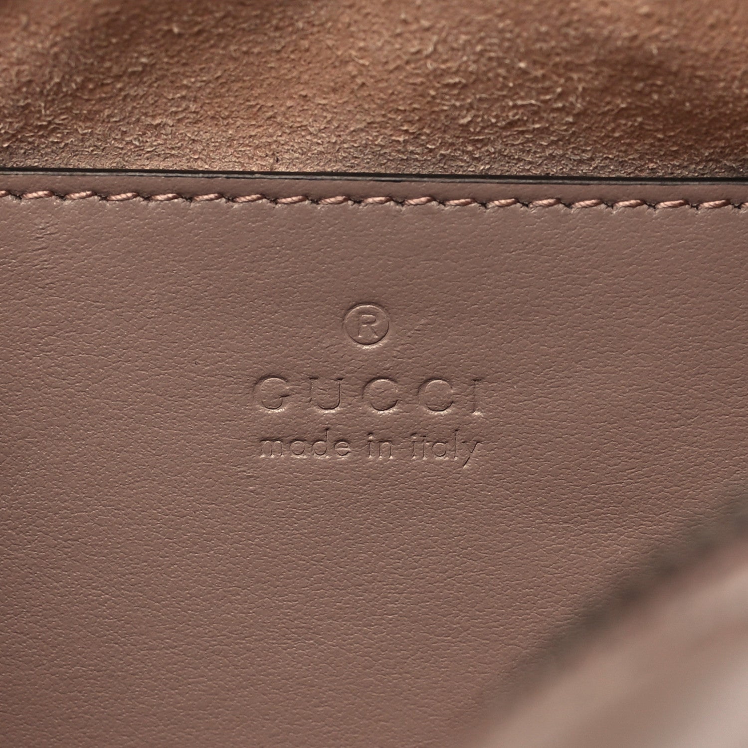 Gucci Calfskin Matelasse Small GG Marmont Chain Shoulder Bag Porcelain Rose 6 of 11