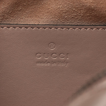 Gucci Calfskin Matelasse Small GG Marmont Chain Shoulder Bag Porcelain Rose 6 of 11