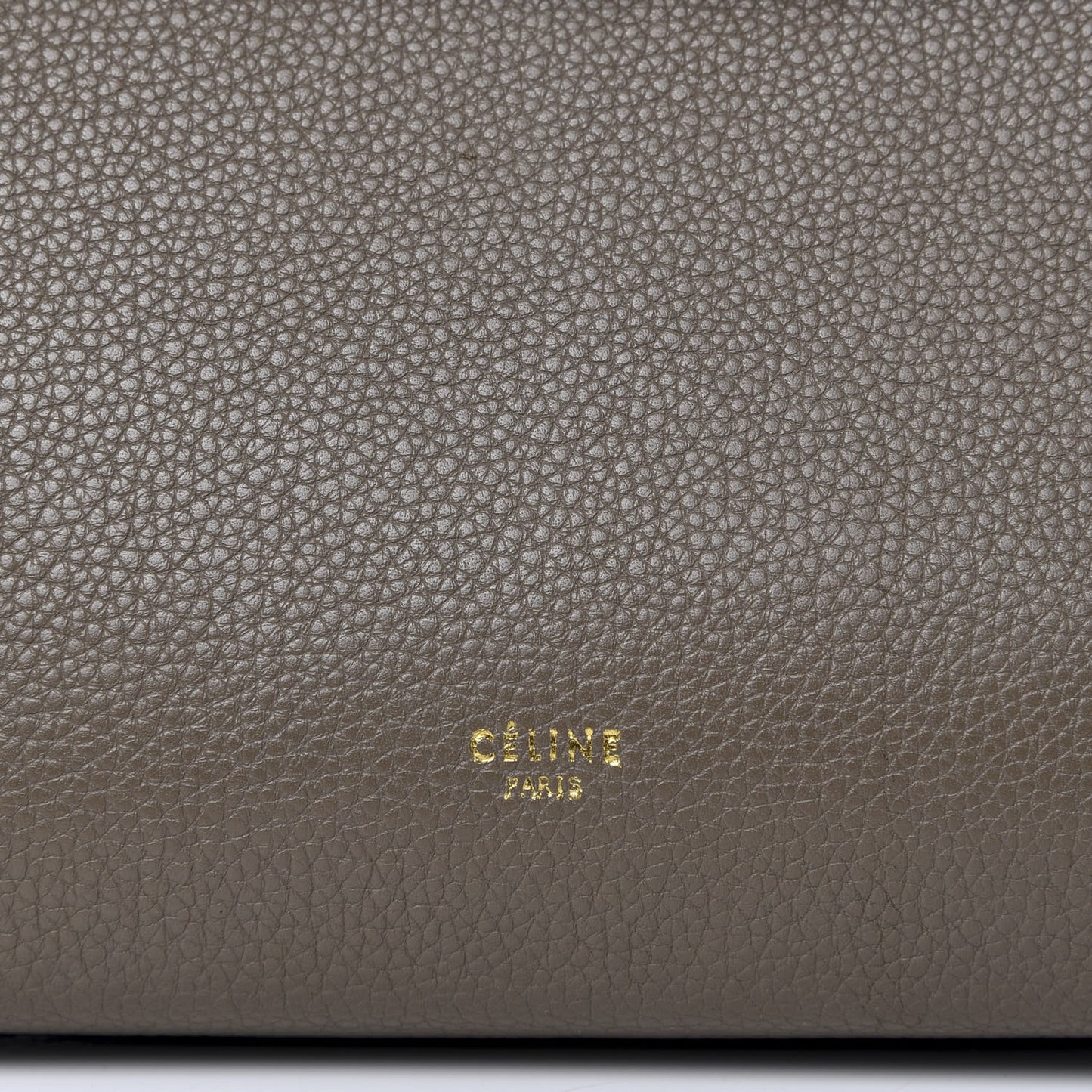 Grained Calfskin Mini Belt Bag Grey