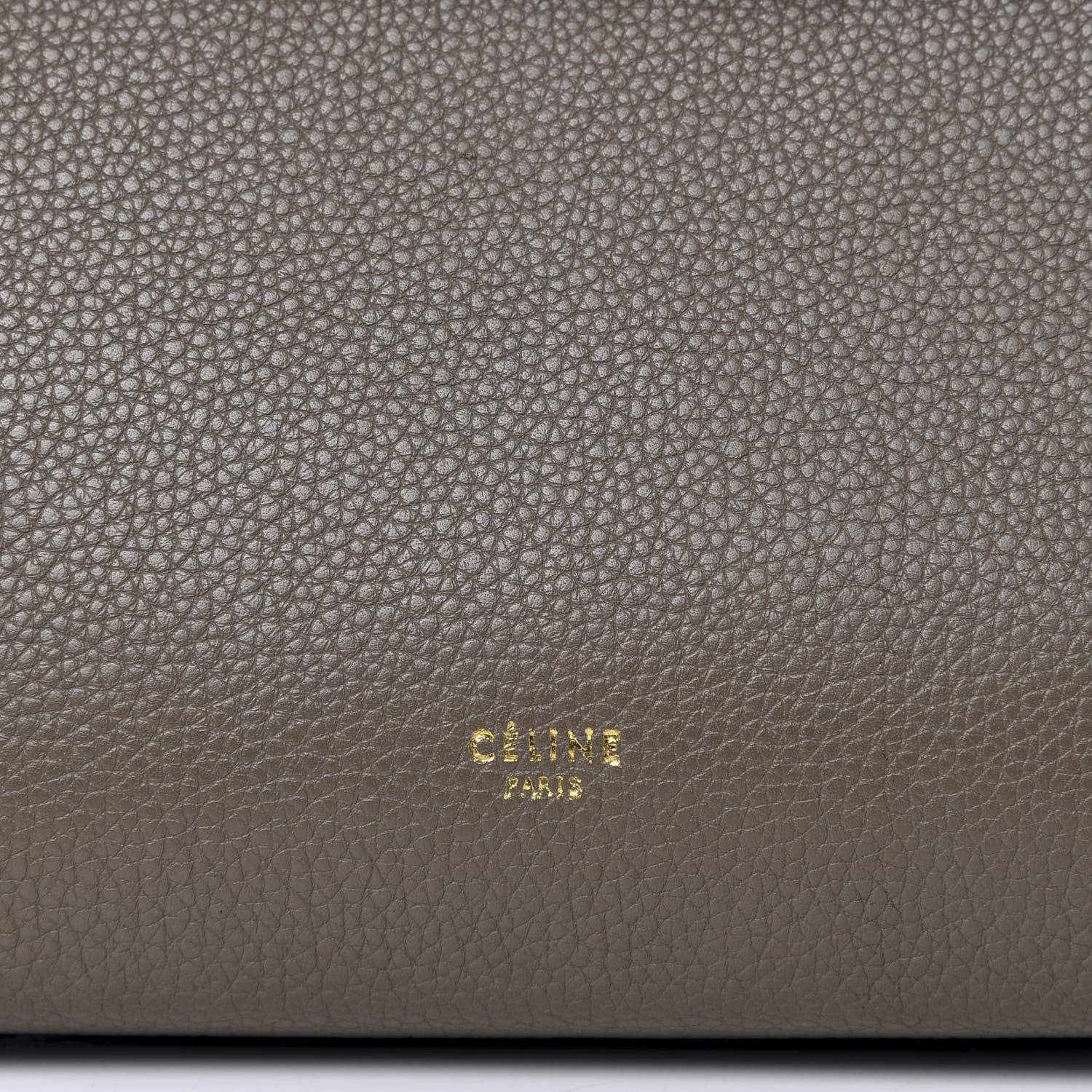 Celine Grained Calfskin Mini Belt Bag Grey 9 of 9