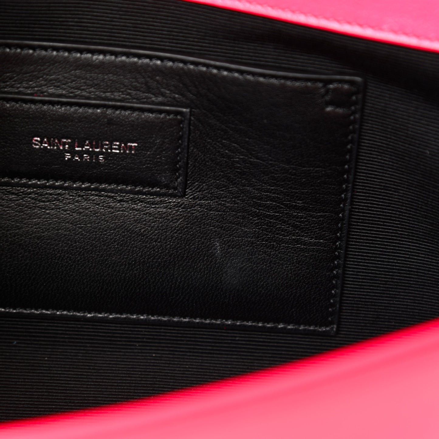 Calfskin Classic Monogram Cassandre Clutch Lipstick Fuchsia