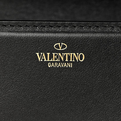 Valentino Garavani Calfskin Vlogo Small Loco Shoulder Bag Black 6 of 9