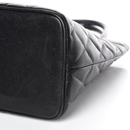 Chanel Caviar Quilted Medallion Tote Black 6 of 20