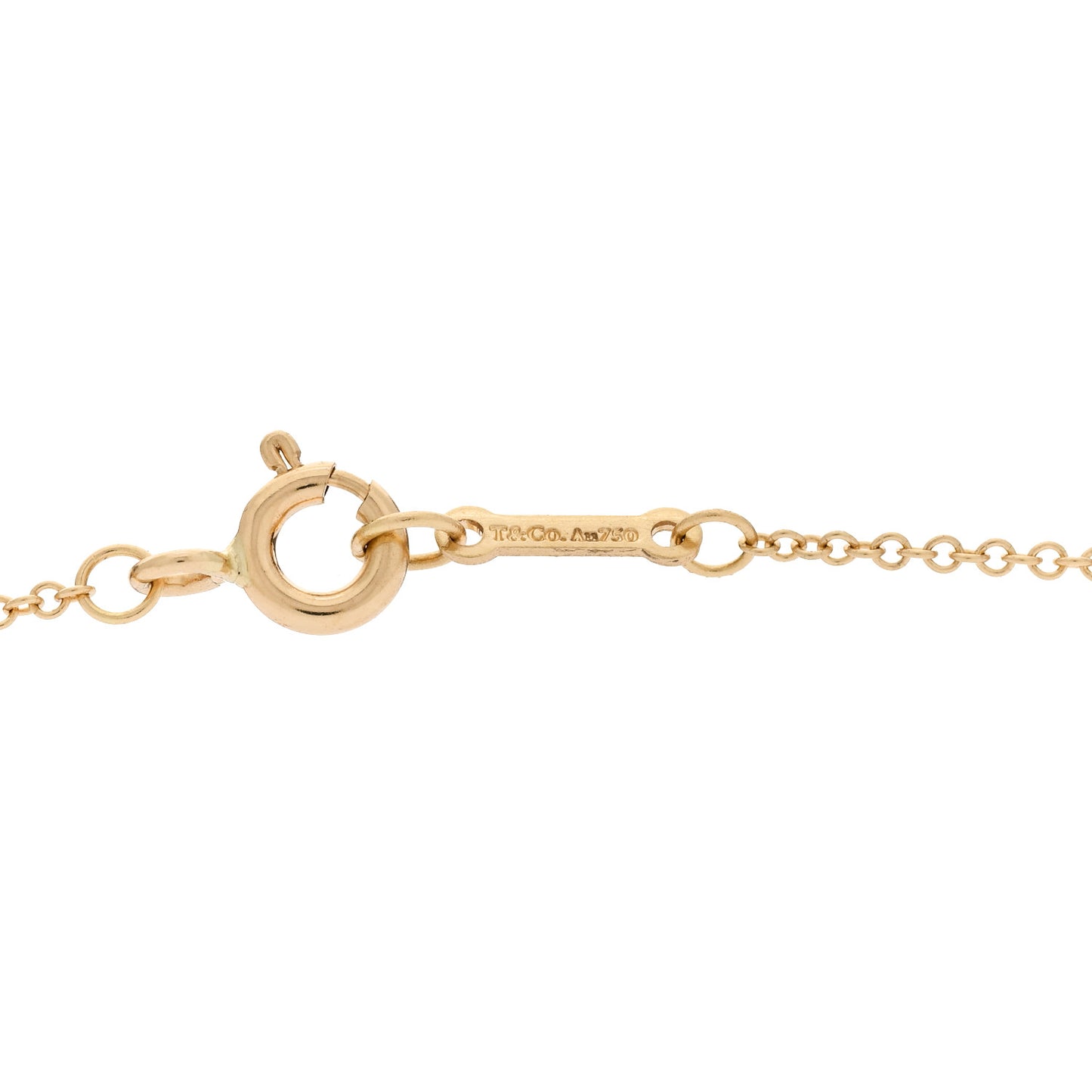 18K Yellow Gold Cultured Pearl Paloma Picasso Olive Leaf Pendant Necklace