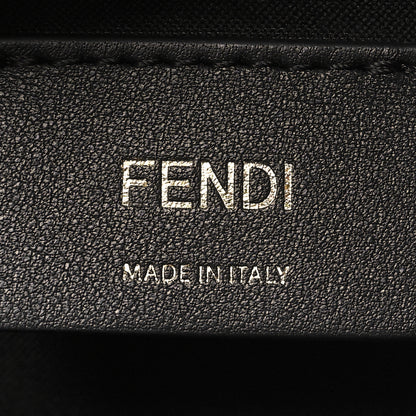 Fendi Vitello Century F is Fendi Bi-Color FF 1974 Embossed Camera Case Maya Black 6 of 10