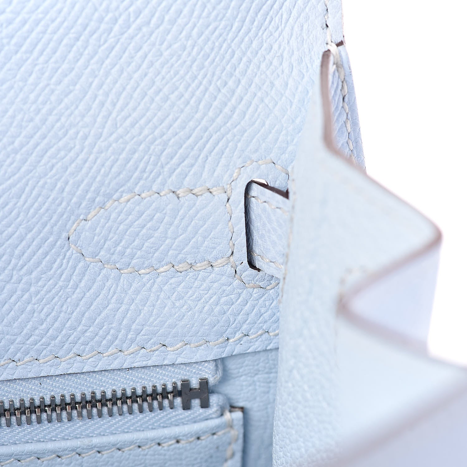 Hermes Epsom Kelly Sellier 25 Bleu Brume 17 of 32