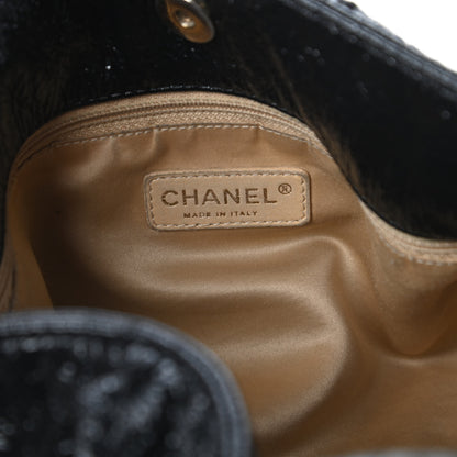 Chanel Vinyl Rodeo Tote Black 8 of 14