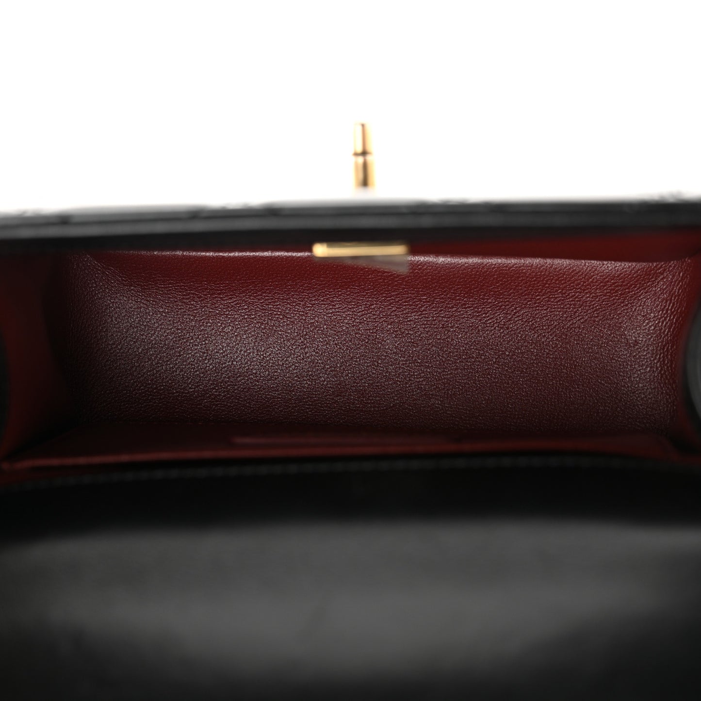 Calfskin Quilted Mini Perfect Fit Flap Black