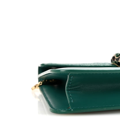Bulgari Galuchat Calfskin Serpenti Forever Crossbody Bag Green 9 of 13