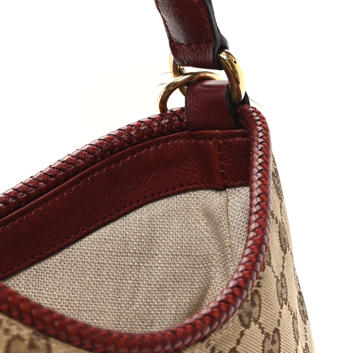 Gucci Monogram Medium Marrakech Hobo Red 11 of 11
