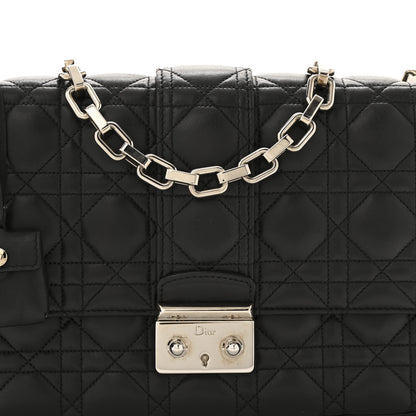 Christian Dior Lambskin Cannage Medium Miss Dior Flap Black 8 of 15