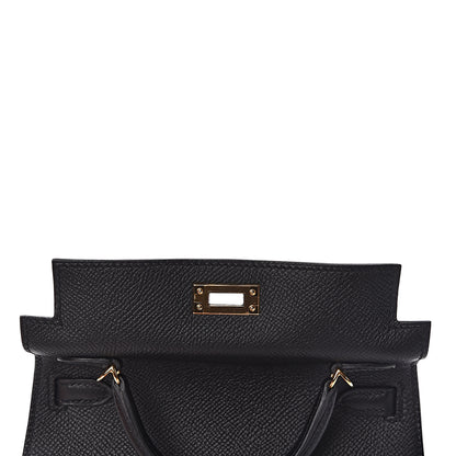 Hermes Epsom Mini Kelly Sellier 20 Black 17 of 31