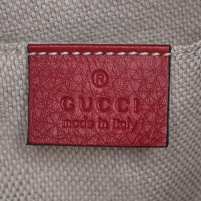 Gucci Pebbled Calfskin Small Soho Disco Bag Tabasco Red 6 of 7